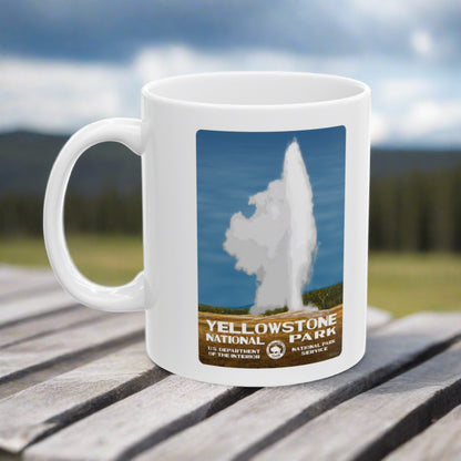 Yellowstone National Park, Old Faithful Ceramic Mug