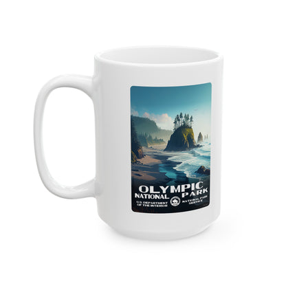 Olympic National Park (Ruby Beach) Ceramic Mug