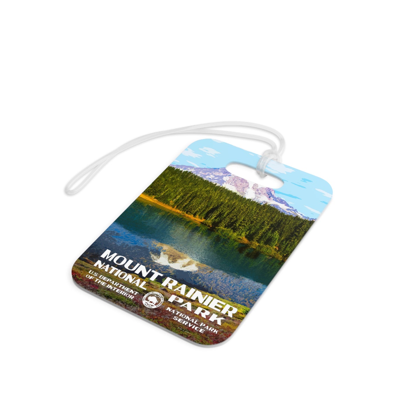 Mount Rainier National Park Bag Tag