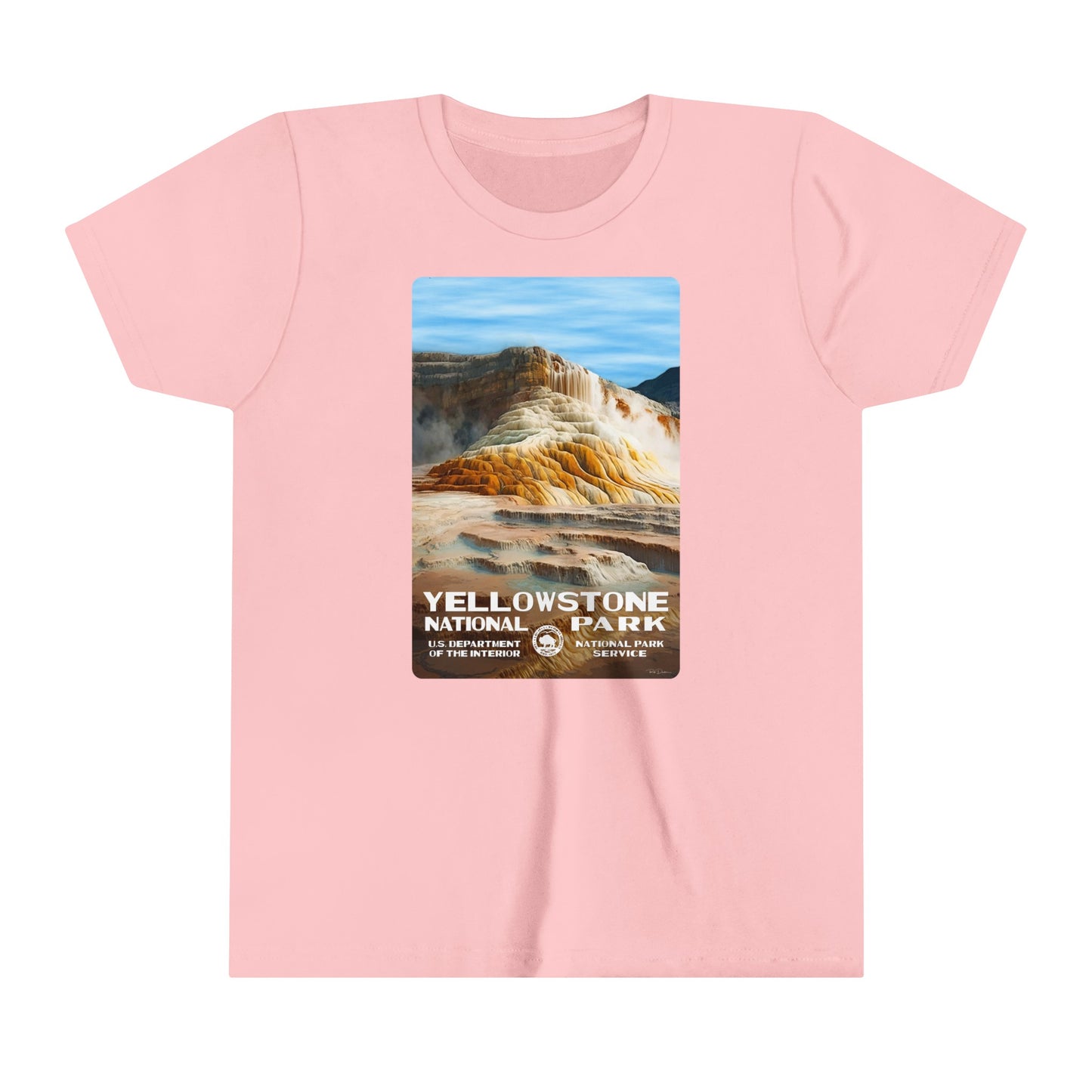 Yellowstone National Park (Mammoth Hot Springs) Kids' T-Shirt