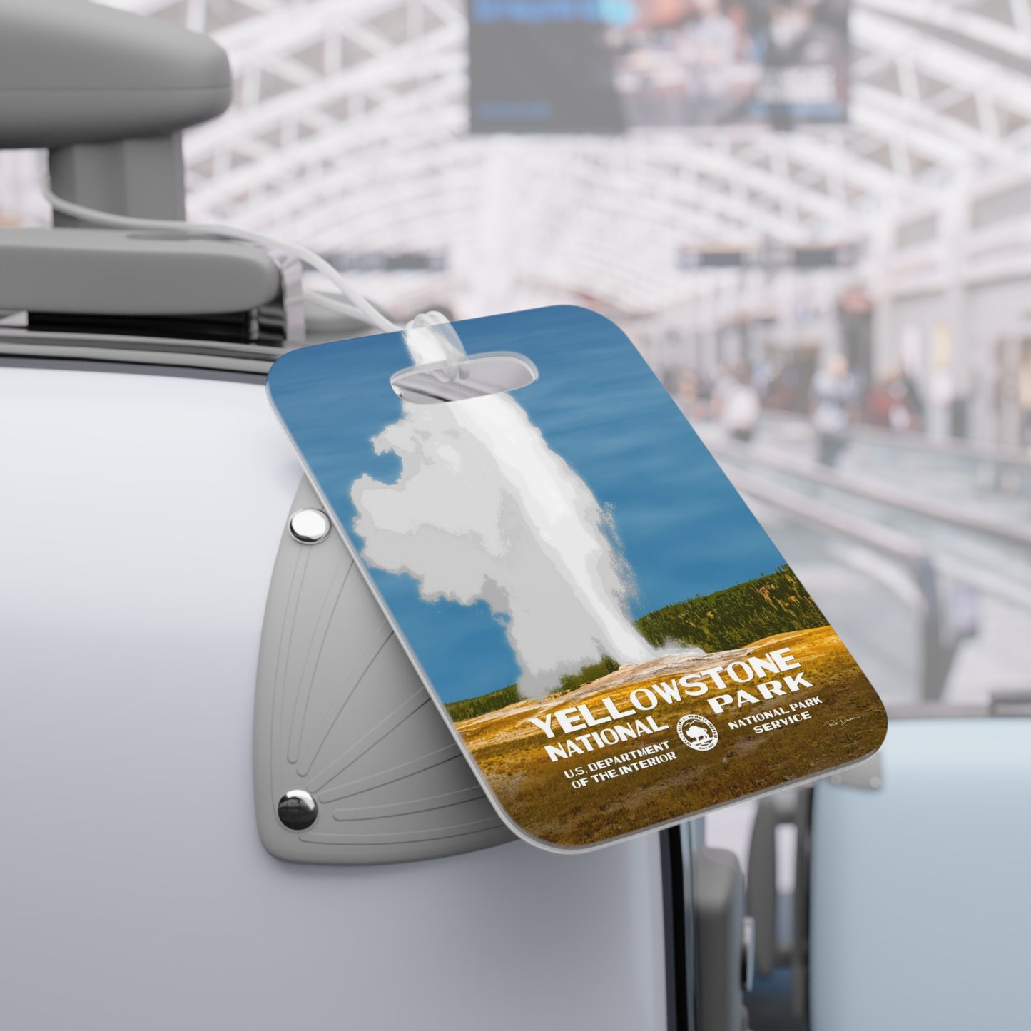 Yellowstone National Park (Old Faithful) Bag Tag