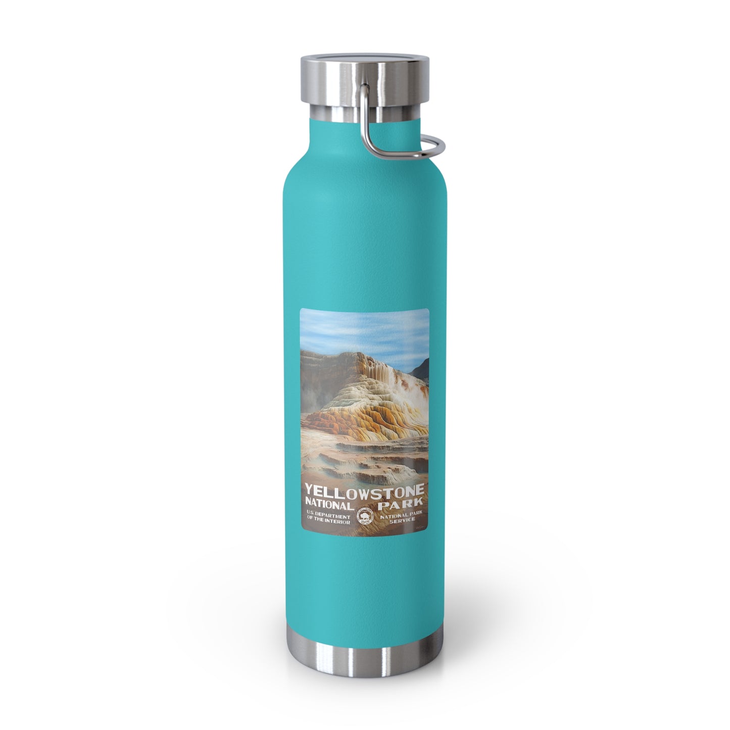 Yellowstone National Park (Mammoth Hot Springs) Water Bottle