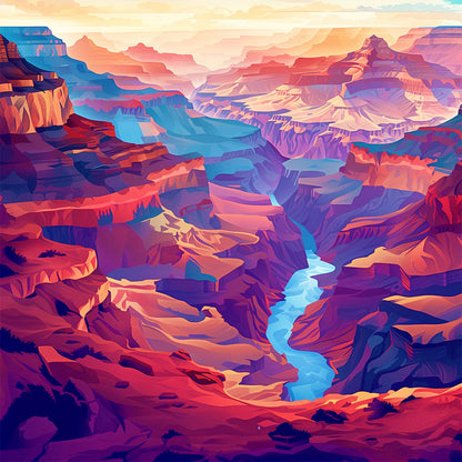 Grand Canyon Scrunchie