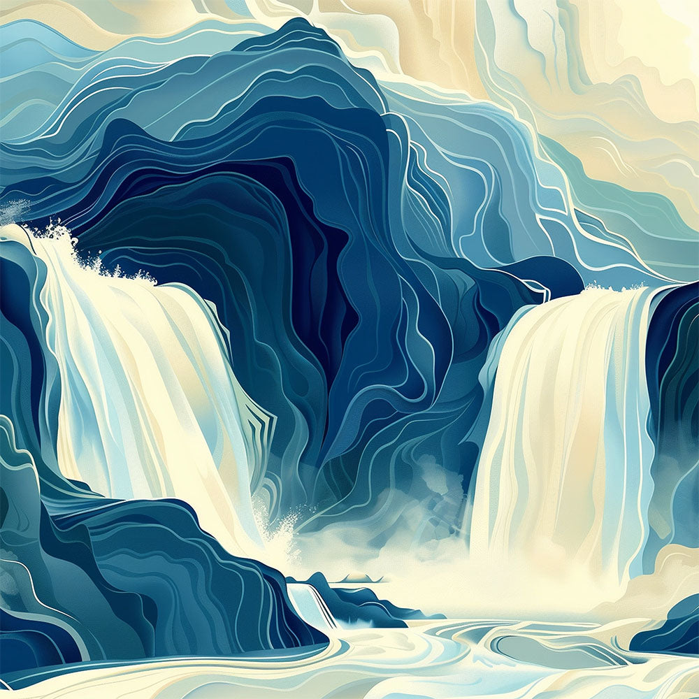 Wild Waterfall Scrunchie
