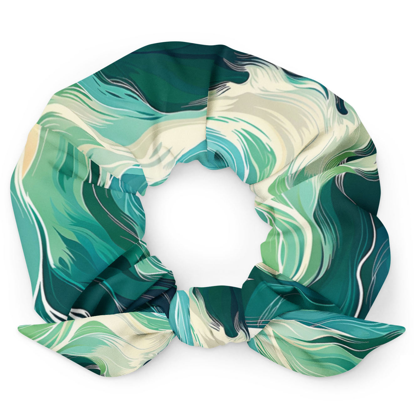 Atlantic Ocean Scrunchie