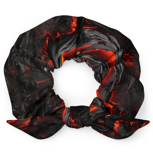 Black Lava Scrunchie